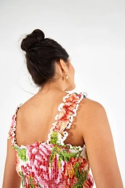 FARM RIO VINTAGE FLORAL BLOUSE