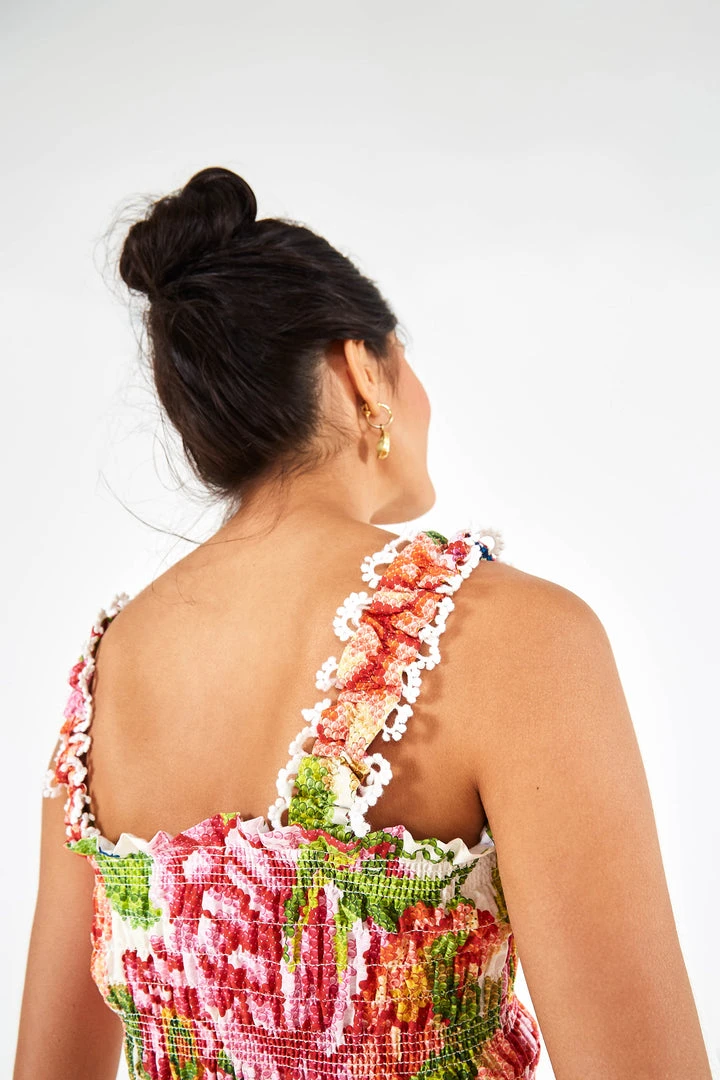 FARM RIO VINTAGE FLORAL BLOUSE 2 FARM RIO VINTAGE FLORAL BLOUSE