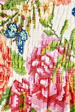 FARM RIO VINTAGE FLORAL BLOUSE 9 FARM RIO VINTAGE FLORAL BLOUSE