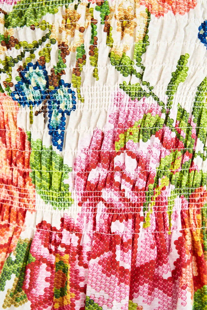 FARM RIO VINTAGE FLORAL BLOUSE 5 FARM RIO VINTAGE FLORAL BLOUSE