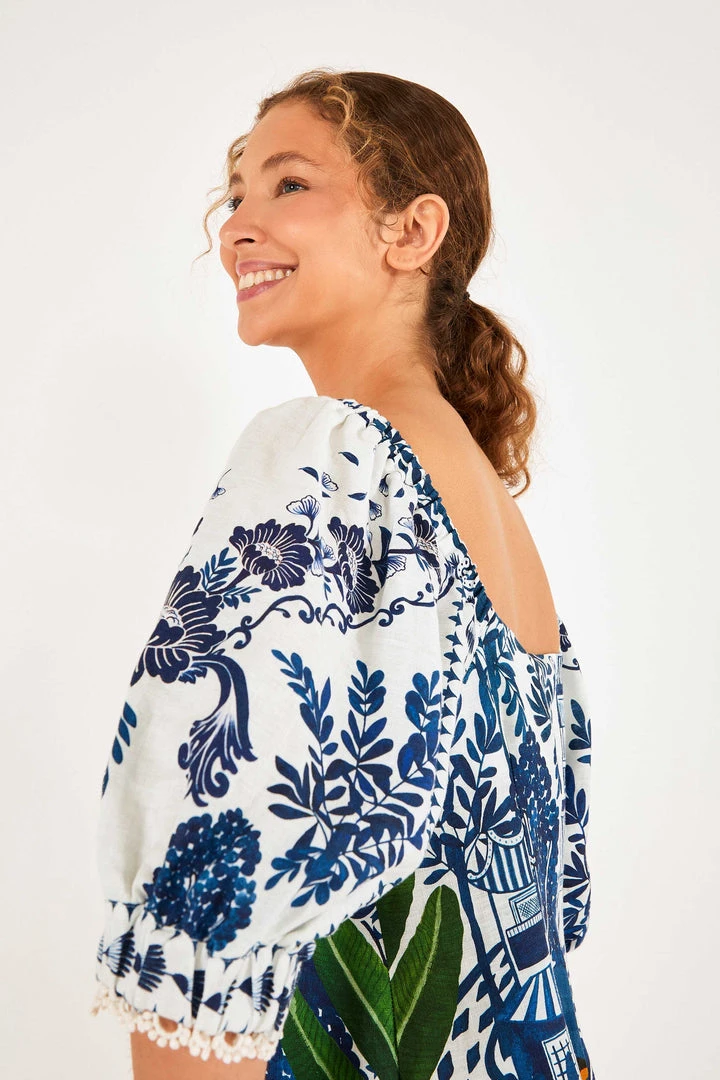 FARM RIO Ancient Garden Mini Dress 3 FARM RIO Ancient Garden Mini Dress