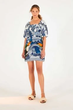 FARM RIO Ancient Garden Mini Dress 8 FARM RIO Ancient Garden Mini Dress