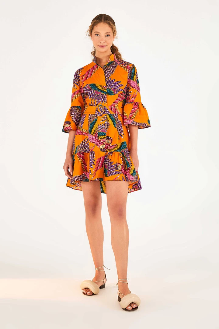 FARM RIO BEADED MACAWS MINI DRESS New In 4 FARM RIO BEADED MACAWS MINI DRESS New In