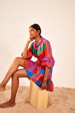 FARM RIO New In AMANDA STRIPES MINI DRESS 7 FARM RIO New In AMANDA STRIPES MINI DRESS