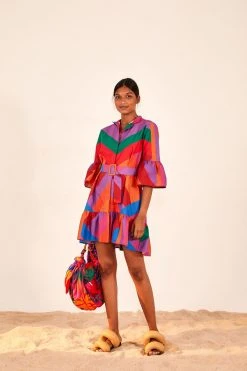 FARM RIO New In AMANDA STRIPES MINI DRESS 8 FARM RIO New In AMANDA STRIPES MINI DRESS