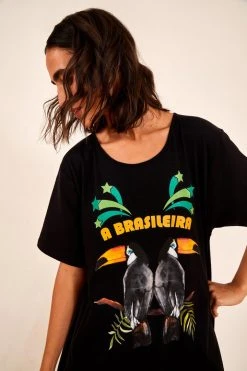 FARM RIO A BRASILEIRA BLACK JERSEY JUMPSUIT New In