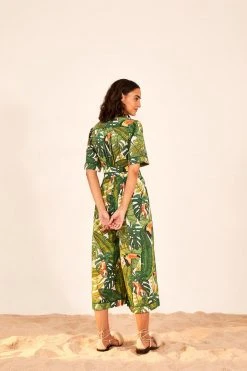 FARM RIO PARADISE FOREST JUMPSUIT