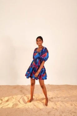 FARM RIO RAINBOW MACAW MINI DRESS New In 8 FARM RIO RAINBOW MACAW MINI DRESS New In