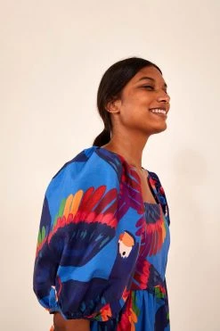 FARM RIO RAINBOW MACAW MINI DRESS New In 7 FARM RIO RAINBOW MACAW MINI DRESS New In