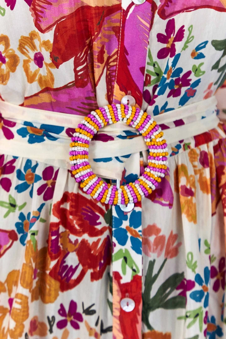 FARM RIO WHITE SPRING BANANAS BELTED MINI DRESS Most Loved 5 FARM RIO WHITE SPRING BANANAS BELTED MINI DRESS Most Loved