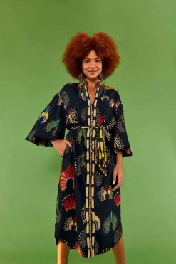 FARM RIO WONDERFUL HEADDRESS SHIRTDRESS New In