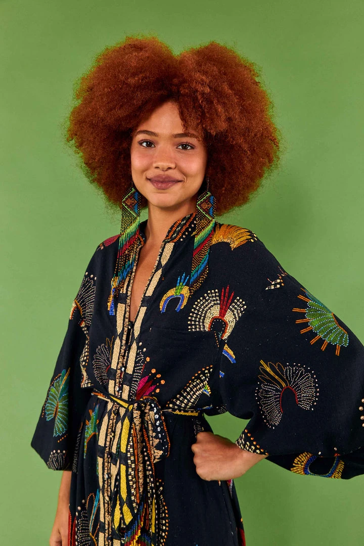 FARM RIO WONDERFUL HEADDRESS SHIRTDRESS New In 4 FARM RIO WONDERFUL HEADDRESS SHIRTDRESS New In