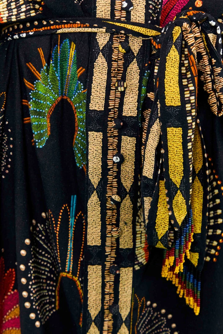 FARM RIO WONDERFUL HEADDRESS SHIRTDRESS New In 7 FARM RIO WONDERFUL HEADDRESS SHIRTDRESS New In