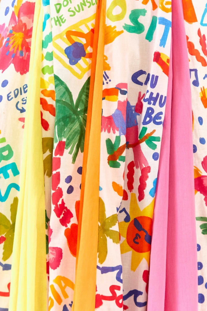 FARM RIO New In White Good Vibes Maxi Dress 6 FARM RIO New In White Good Vibes Maxi Dress