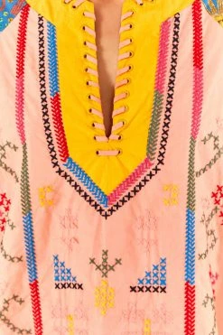 FARM RIO New In Color Block Embroidered Blouse 13 FARM RIO New In Color Block Embroidered Blouse