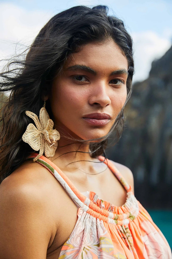 FARM RIO New In Mixed Neon Garden Layered Mini Dress 5 FARM RIO New In Mixed Neon Garden Layered Mini Dress