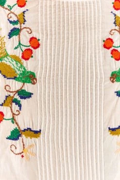FARM RIO Pitanga Embroidered Blouse New In