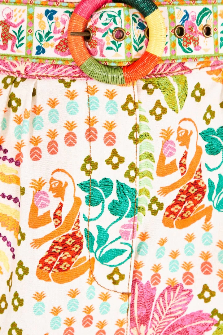 FARM RIO Fruits Queen Belted Shorts 5 FARM RIO Fruits Queen Belted Shorts