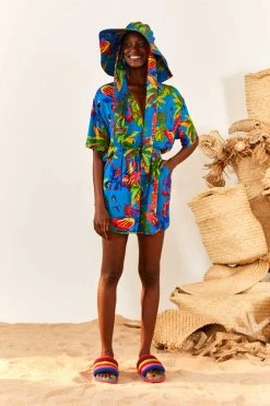 FARM RIO Sunny Day Unisex Shorts New In 10 FARM RIO Sunny Day Unisex Shorts New In