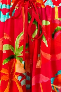 FARM RIO New In Red Ipanema Unisex Shorts