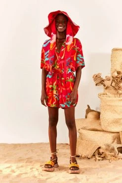 FARM RIO New In Red Ipanema Unisex Shirt