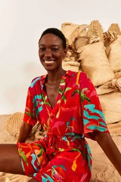 FARM RIO New In Red Ipanema Unisex Shirt