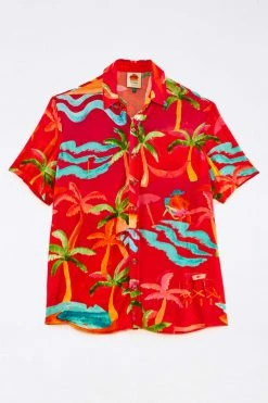 FARM RIO New In Red Ipanema Unisex Shirt