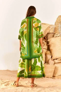 FARM RIO New In Fresh Forest Scarf Unisex Shirt 9 FARM RIO New In Fresh Forest Scarf Unisex Shirt