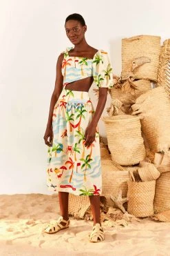 FARM RIO Copabacana Midi Dress New In 4 FARM RIO Copabacana Midi Dress New In