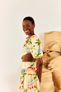 FARM RIO Copabacana Midi Dress New In 3 FARM RIO Copabacana Midi Dress New In