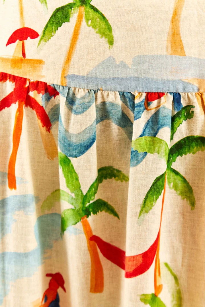 FARM RIO Copabacana Midi Dress New In FARM RIO Copabacana Midi Dress New In