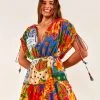 FARM RIO Sunny Mix Mini Dress