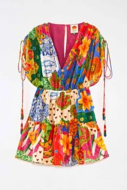 FARM RIO Sunny Mix Mini Dress