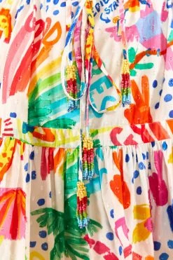 FARM RIO White Good Vibes Mini Dress 11 FARM RIO White Good Vibes Mini Dress