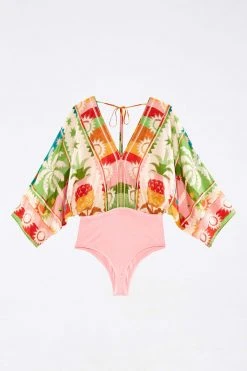 FARM RIO RAINBOW SUNSET BODYSUIT