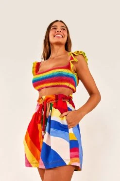 FARM RIO Graphic Sunshine Shorts