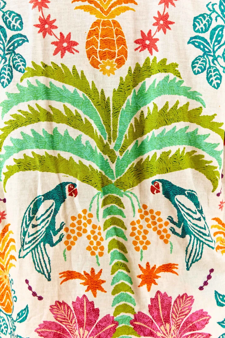 FARM RIO Fruits Queen Scarf Kimono New In 6 FARM RIO Fruits Queen Scarf Kimono New In