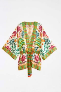 FARM RIO Fruits Queen Scarf Kimono New In 13 FARM RIO Fruits Queen Scarf Kimono New In