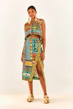 FARM RIO Banana Scarves Crop Top 11 FARM RIO Banana Scarves Crop Top