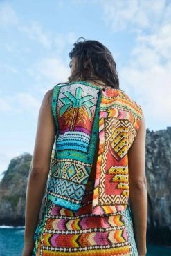 FARM RIO Banana Scarves Crop Top 12 FARM RIO Banana Scarves Crop Top