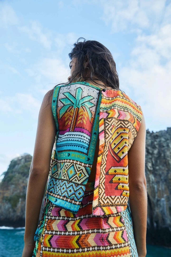 FARM RIO Banana Scarves Crop Top 5 FARM RIO Banana Scarves Crop Top