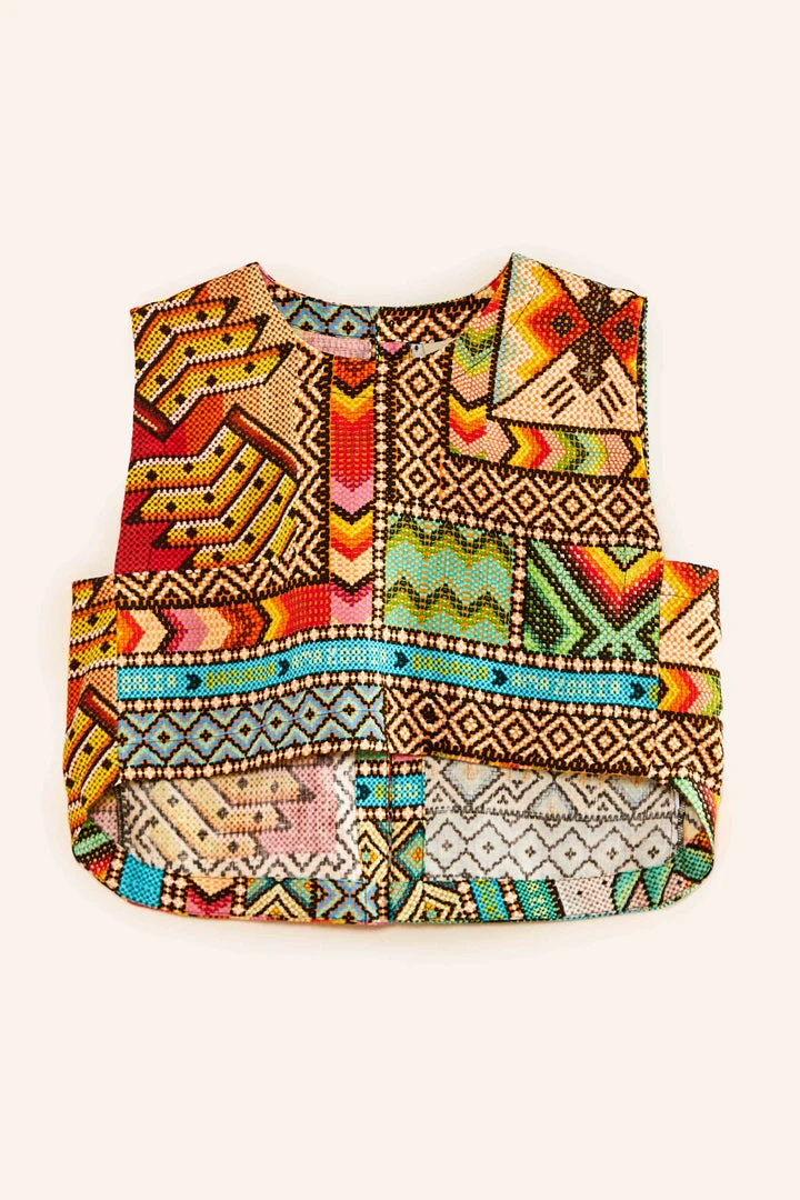 FARM RIO Banana Scarves Crop Top 8 FARM RIO Banana Scarves Crop Top