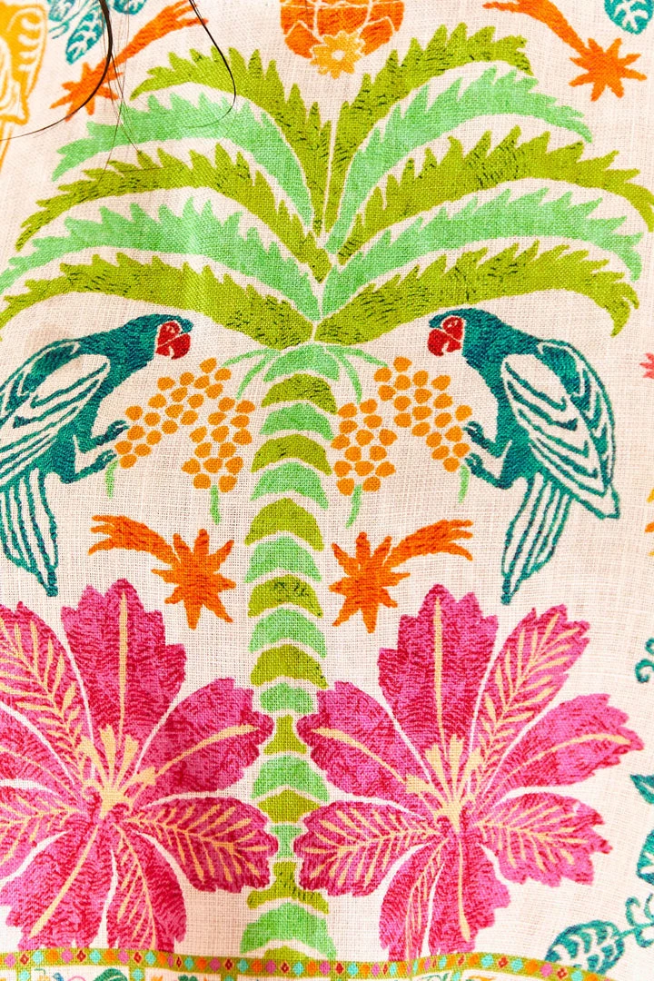 FARM RIO Fruits Queen Scarf Crop Top 6 FARM RIO Fruits Queen Scarf Crop Top