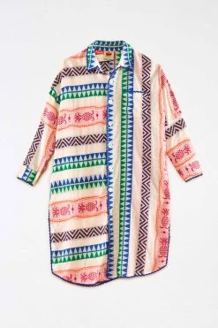 FARM RIO Multicolored Pineapple Jacquard Shirtdress 12 FARM RIO Multicolored Pineapple Jacquard Shirtdress