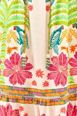 FARM RIO The Fruits Queen Scarf Maxi Dress