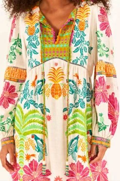 FARM RIO The Fruits Queen Scarf Maxi Dress