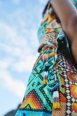 FARM RIO Banana Scarves Slit Midi Skirt New In 11 FARM RIO Banana Scarves Slit Midi Skirt New In