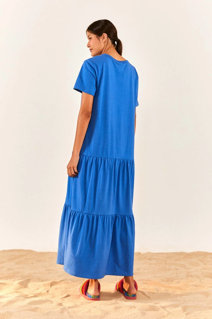 FARM RIO Blue From Rio With Love T-Shirt Dress 2 FARM RIO Blue From Rio With Love T-Shirt Dress