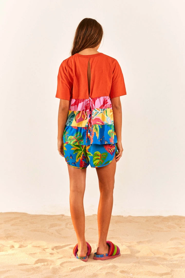 FARM RIO Temos Coco T-Shirt Blouse New In 2 FARM RIO Temos Coco T-Shirt Blouse New In