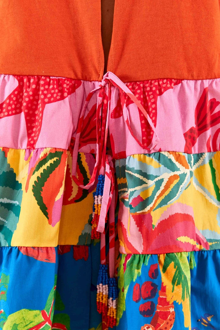 FARM RIO Temos Coco T-Shirt Blouse New In 6 FARM RIO Temos Coco T-Shirt Blouse New In